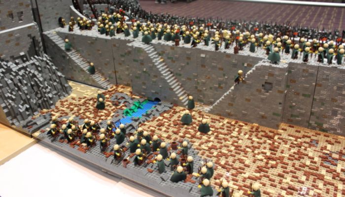 lord of the rings lego, battle of helm's deep