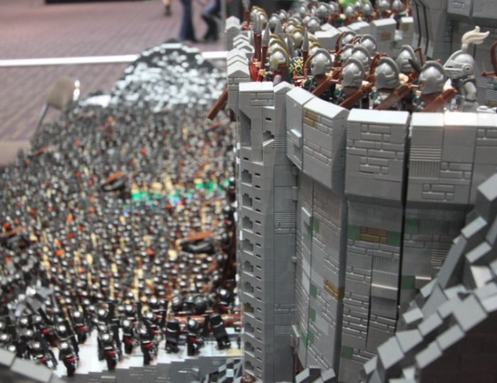 lord of the rings lego, battle of helm's deep