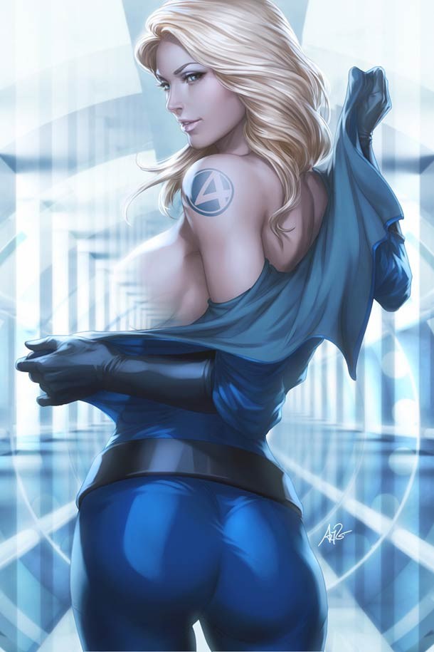 Digital art illustration by Stanley Artgerm Lau