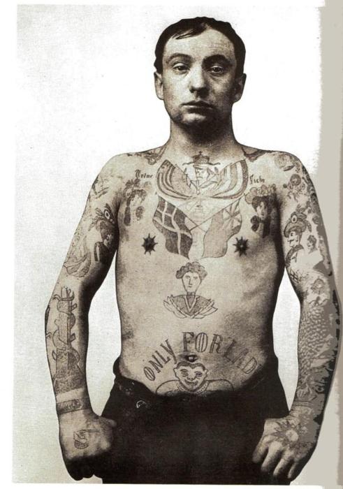 History: creative tattoo of the past