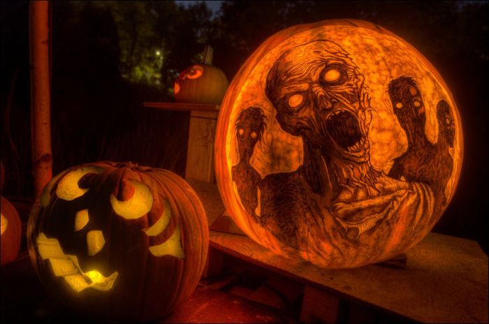 pumpkin carving art