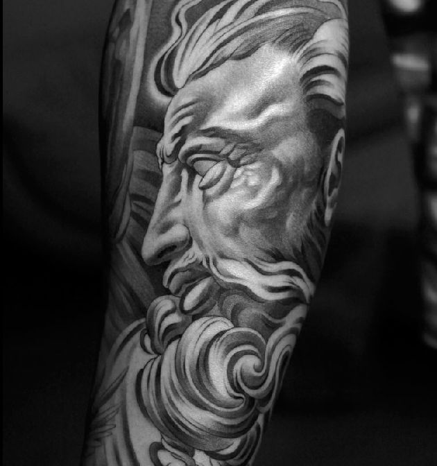 Black and Gray tattoos by Jun Cha