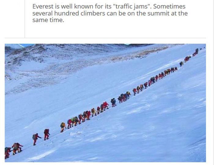 interesting facts about mount everest