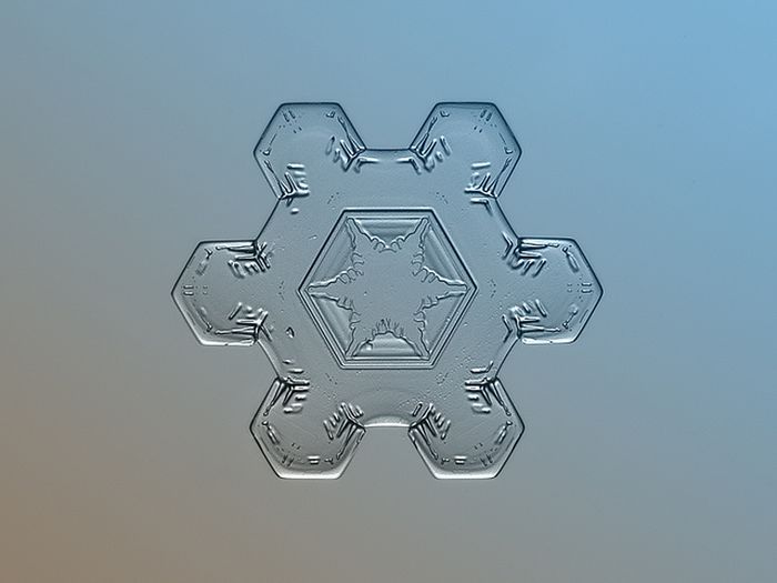 Snowflakes macro photography by Alexey Kljatov