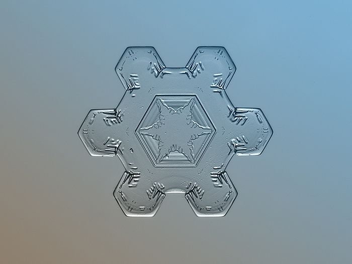 Snowflakes macro photography by Alexey Kljatov