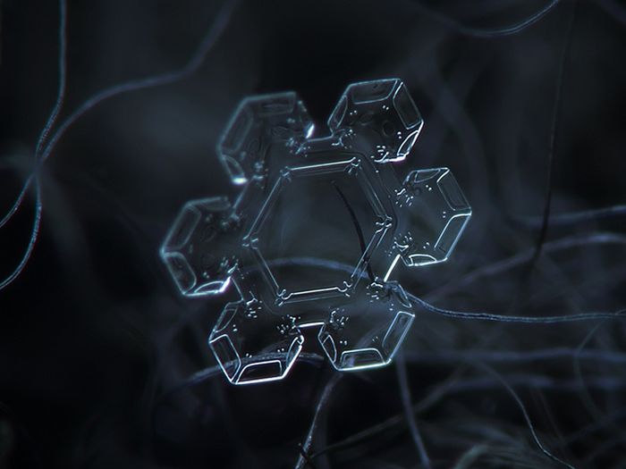 Snowflakes macro photography by Alexey Kljatov