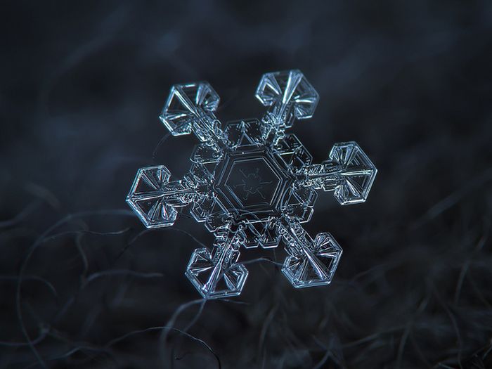 Snowflakes macro photography by Alexey Kljatov