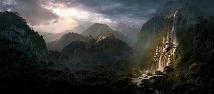 Matte paintings by Sarel Theron