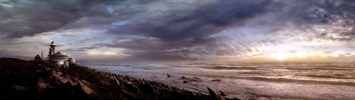 Matte paintings by Sarel Theron