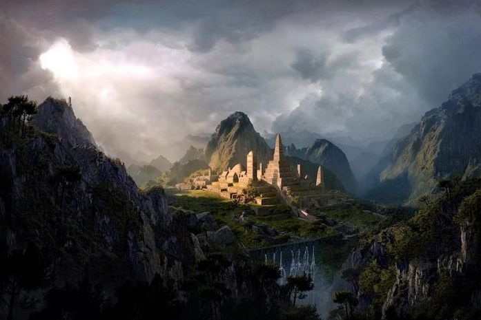 Matte paintings by Sarel Theron