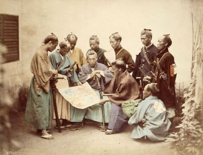 History: Samurai portrait