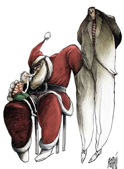 Caricatures and cartoon illustrations by Ángel Boligán Corbo