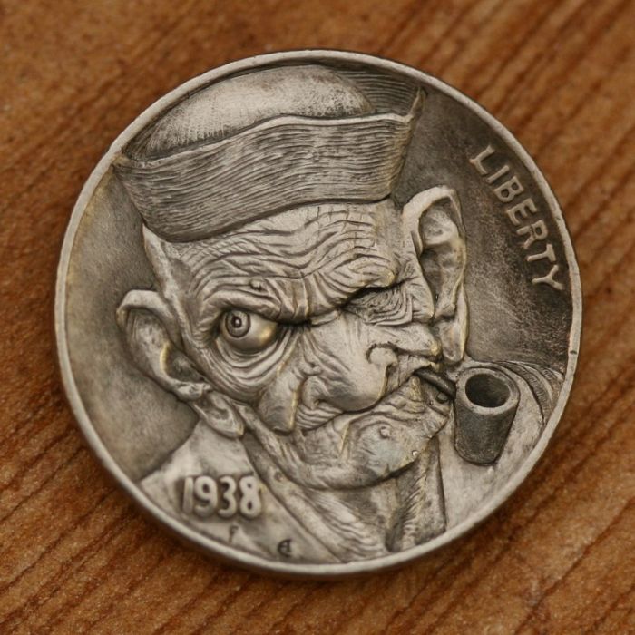 hobo nickel art coin