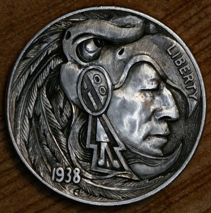 hobo nickel art coin