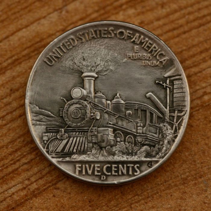 hobo nickel art coin