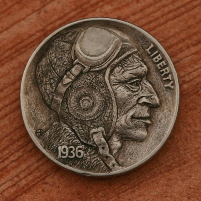 hobo nickel art coin