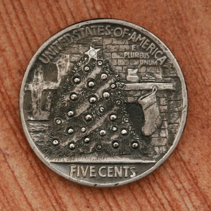 hobo nickel art coin