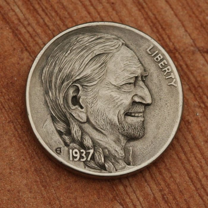 hobo nickel art coin