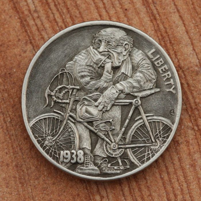 hobo nickel art coin