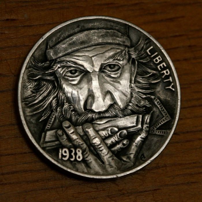 hobo nickel art coin