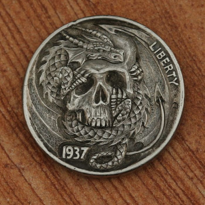 hobo nickel art coin