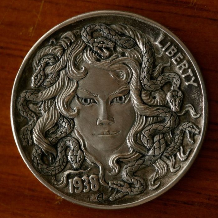 hobo nickel art coin