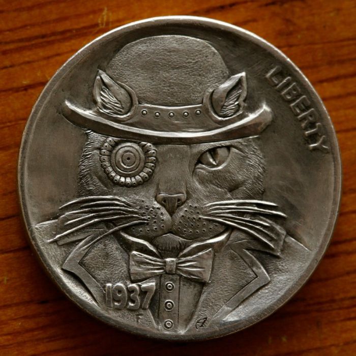 hobo nickel art coin