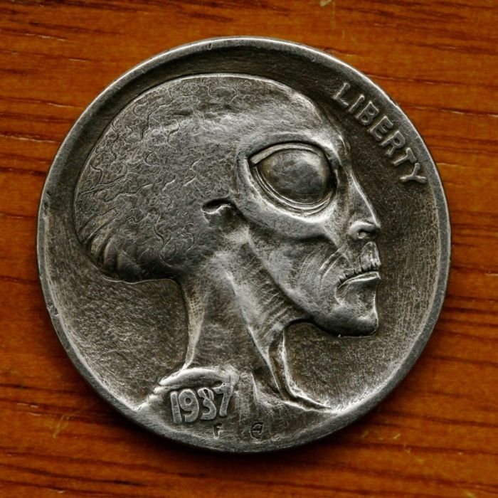 hobo nickel art coin