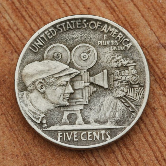 hobo nickel art coin