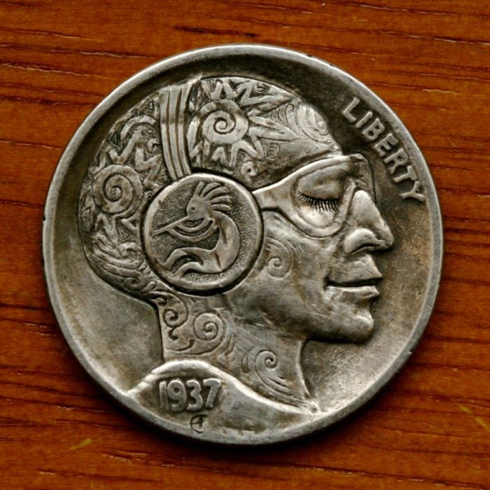 hobo nickel art coin