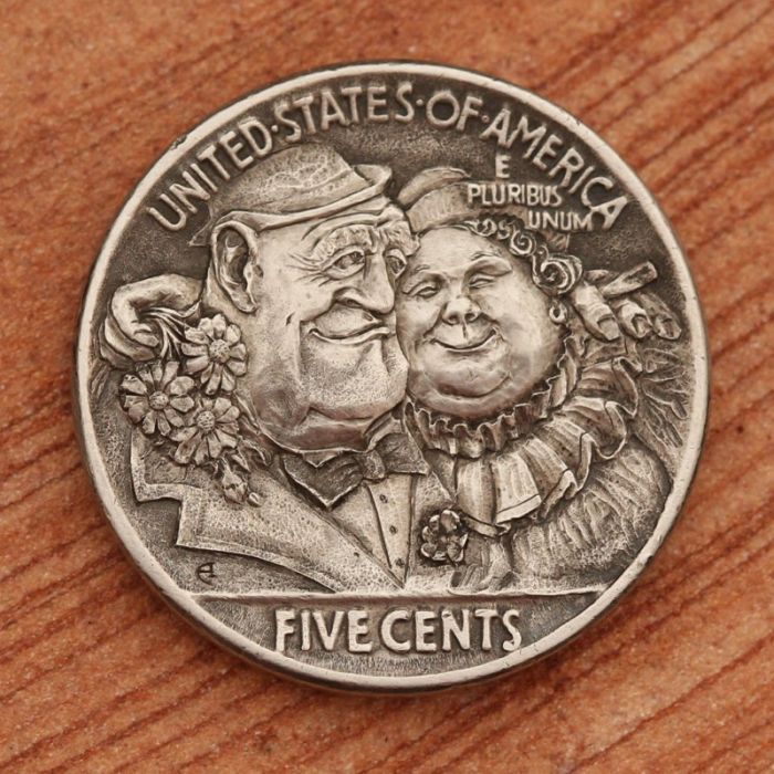 hobo nickel art coin