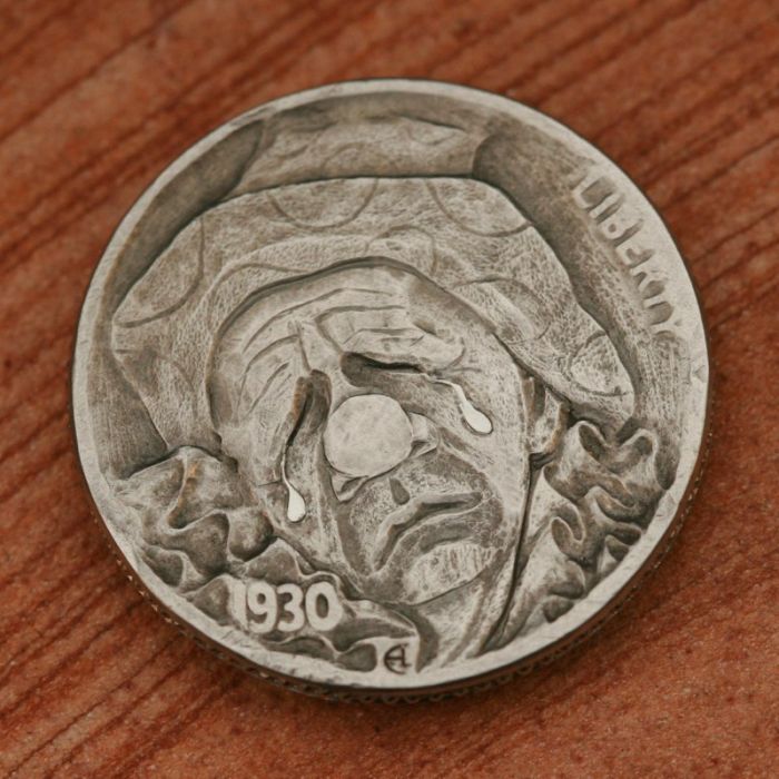 hobo nickel art coin
