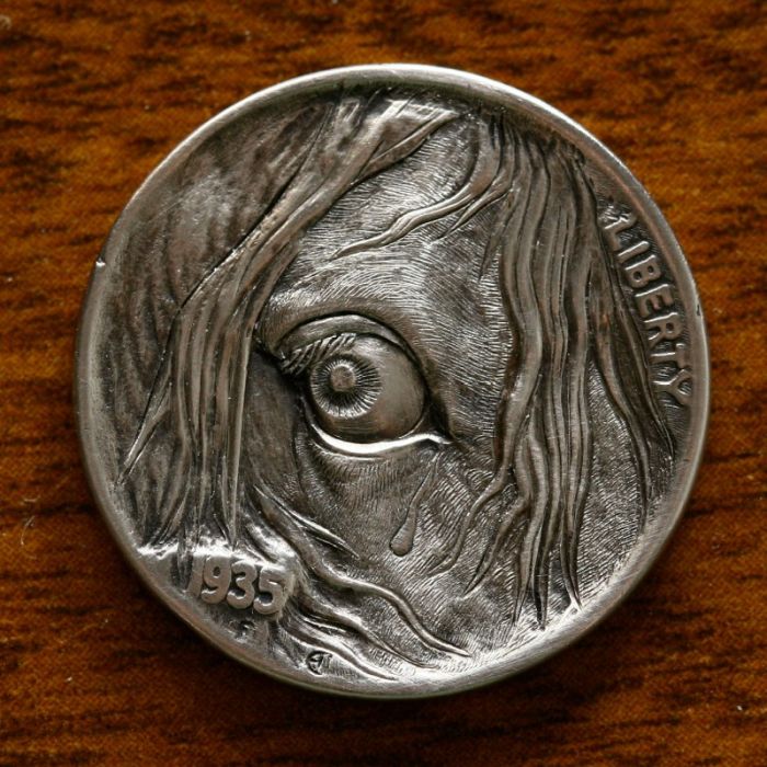 hobo nickel art coin