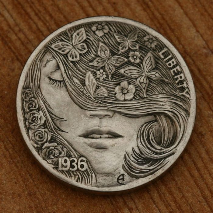 hobo nickel art coin