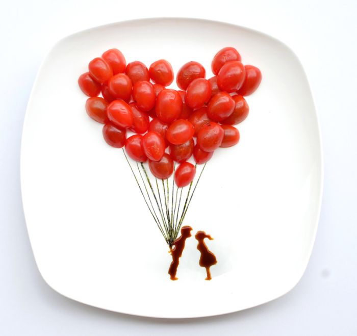 Food art by Hong Yi