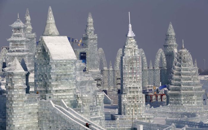 Harbin International Ice and Snow Sculpture Festival 2014, Heilongjiang province, China