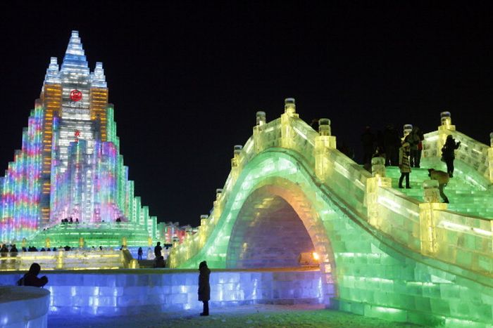 Harbin International Ice and Snow Sculpture Festival 2014, Heilongjiang province, China