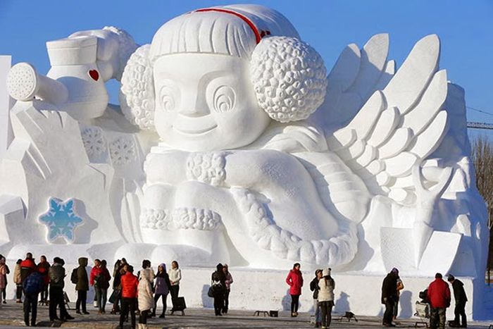 Harbin International Ice and Snow Sculpture Festival 2014, Heilongjiang province, China