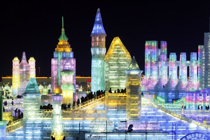 Harbin International Ice and Snow Sculpture Festival 2014, Heilongjiang province, China