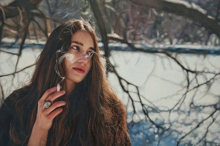 Photorealistic portraits by Yigal Ozeri