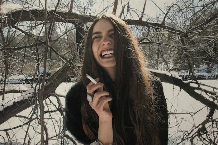 Photorealistic portraits by Yigal Ozeri