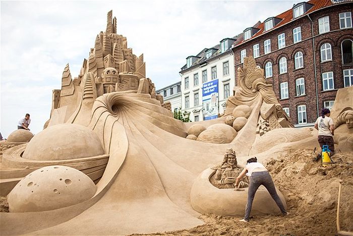 sand sculpture