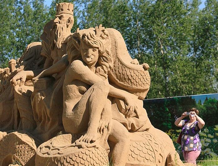 sand sculpture