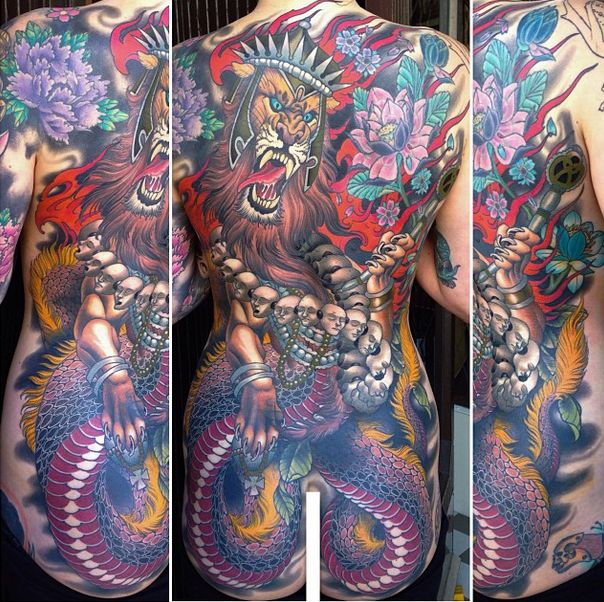 Creative tattoo art by Peter Lagergren