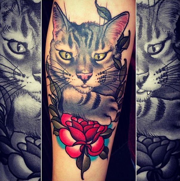 Creative tattoo art by Peter Lagergren