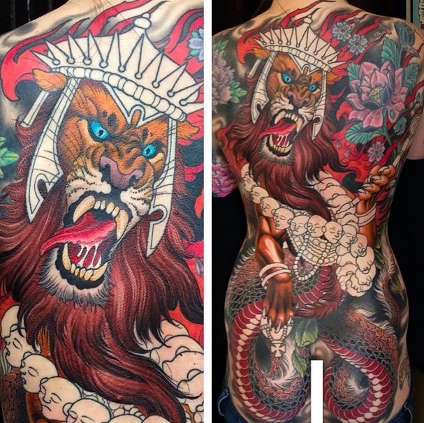 Creative tattoo art by Peter Lagergren