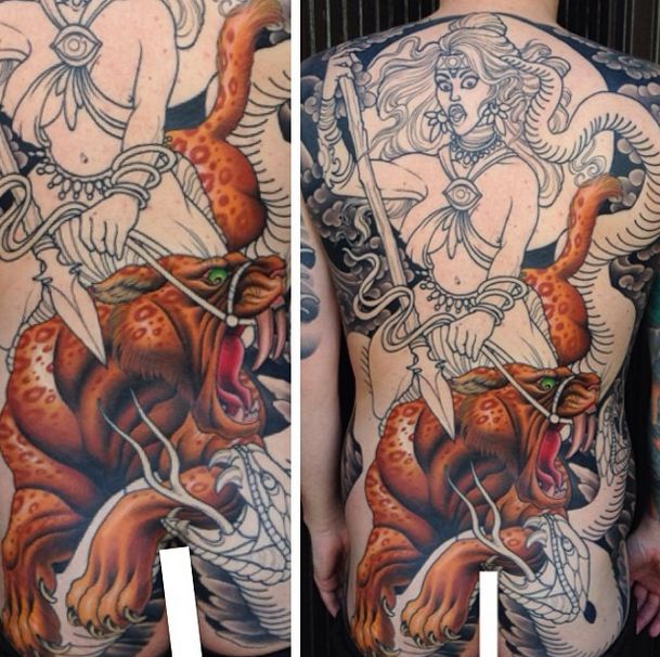 Creative tattoo art by Peter Lagergren