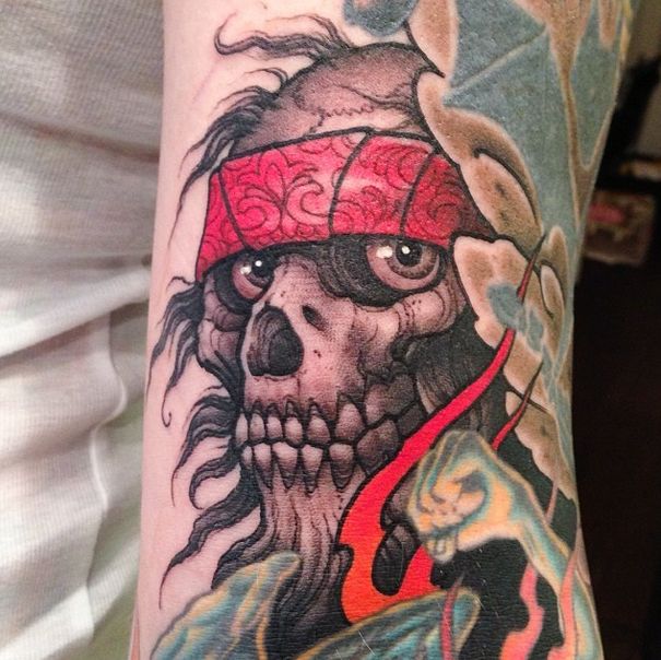 Creative tattoo art by Peter Lagergren