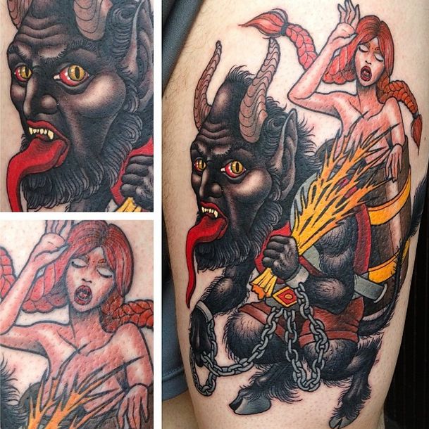 Creative tattoo art by Peter Lagergren