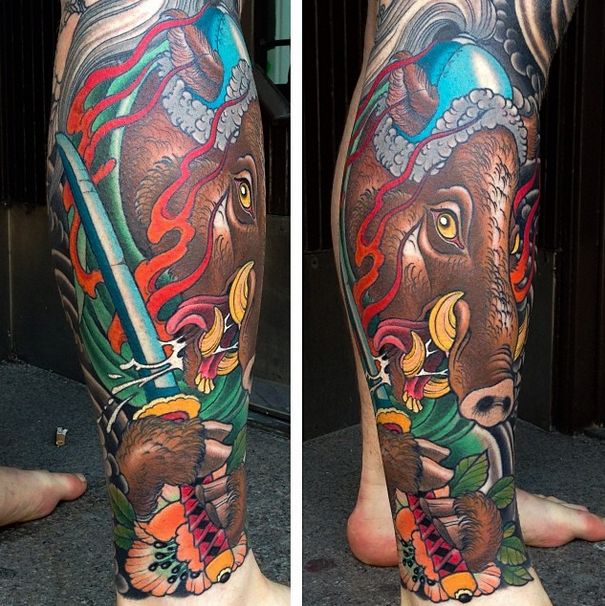 Creative tattoo art by Peter Lagergren